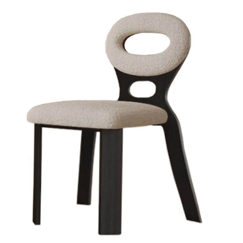 新款实木餐椅钥匙椅家用现代简约靠背椅子法式卧室化妆羊恙绒凳子,淘宝优惠券,粉丝福利购,淘宝优惠卷