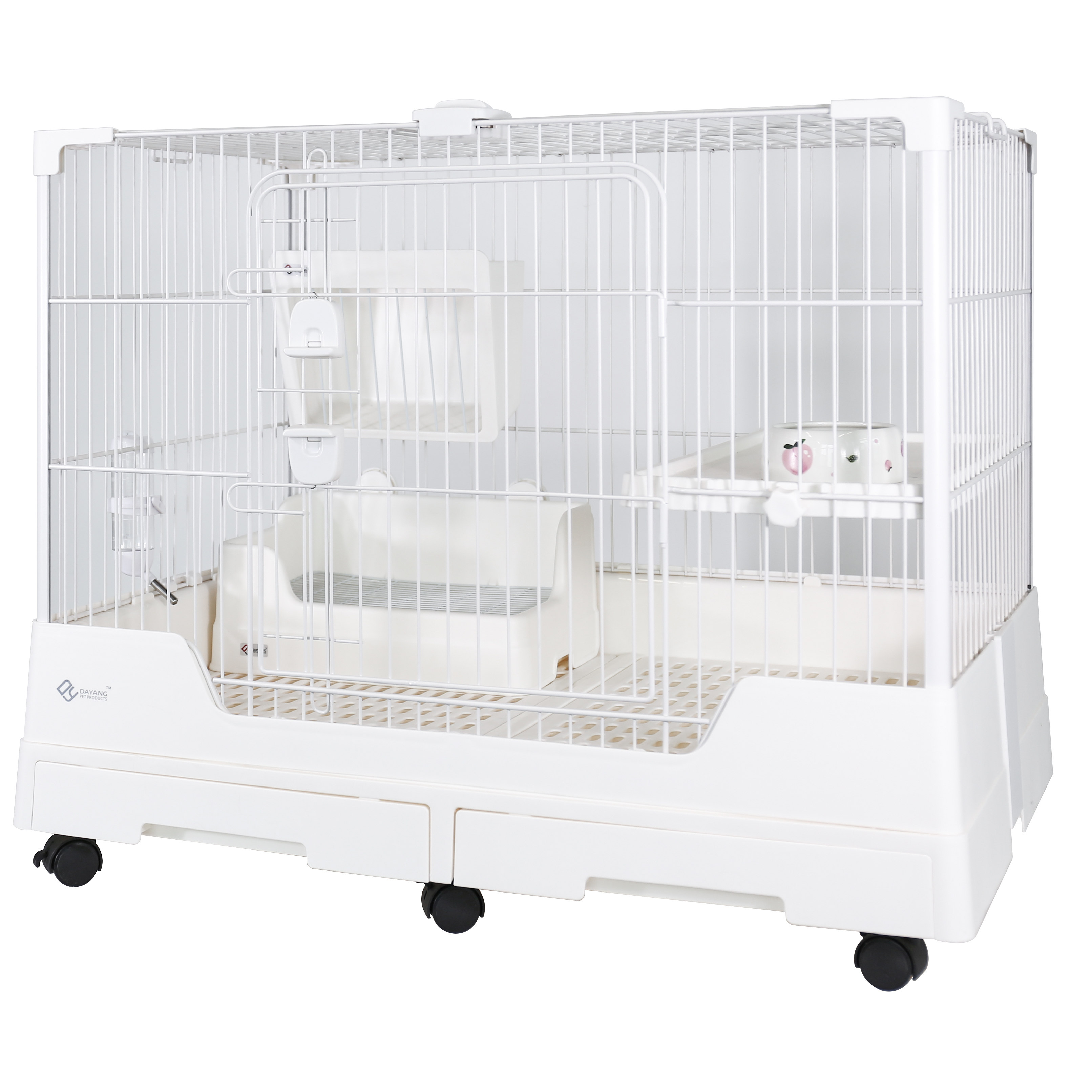 达洋直营 兔笼配件箱兔子用品兔厕所兔草架兔玩具陶瓷食盆套餐,淘宝优惠券,粉丝福利购,淘宝优惠卷