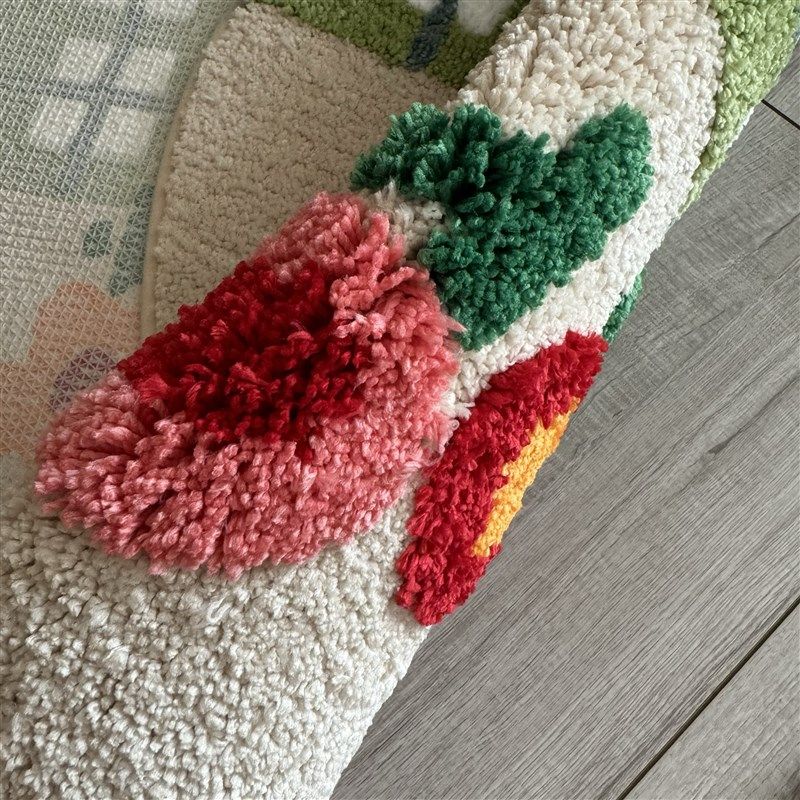 ns风可爱花朵半圆地垫入户门家用进门门口防滑地毯可机洗,淘宝优惠券,粉丝福利购,淘宝优惠卷