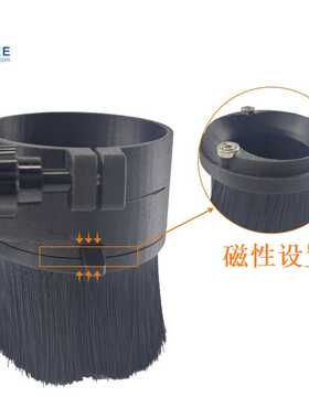 数控雕刻机配件主轴刷防尘刷52/65/80m吸尘器775电机300w500w主轴