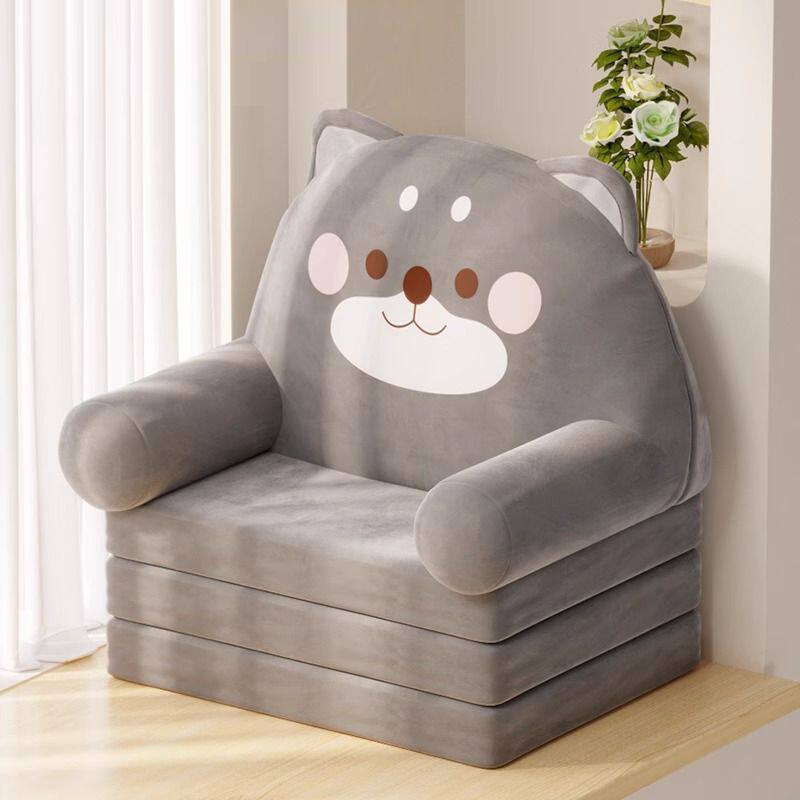 Lazy sofa that can lie down and sit on the bed with backrest chair, internet celebrity folding bay window, sitting back, one-piece cushion tatami leisure chair