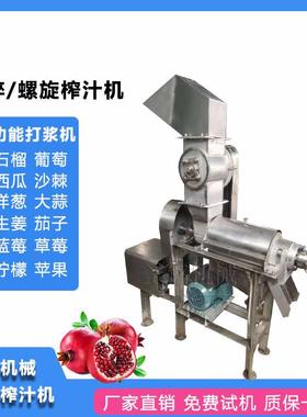 商用菠菜榨汁机工业生姜待粉碎榨汁机大型西瓜榨汁机