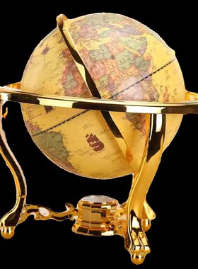 威弗列德C高清大仿古地球仪礼品地球仪摆件客厅书房办公桌摆设