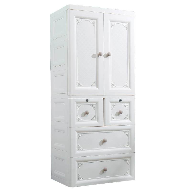 24年新款抽屉式收纳柜圆弧边角底座加固调节器滑轮PP双开门收纳柜,淘宝优惠券,粉丝福利购,淘宝优惠卷