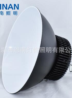 LED黑色鳍片工矿灯50W100W150W200W天棚灯车间工厂矿区高亮