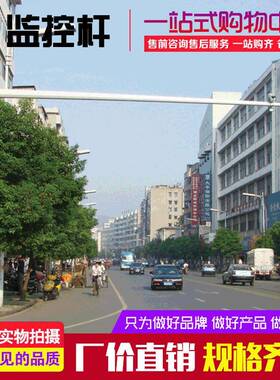 交通监控杆组合杆6米8米小区道路多功能电子卡口八角监控立杆灯杆