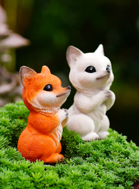 创意狸花肉仙人柱猴尾花多盆栽装饰摆饰阳台柱园微景观造景