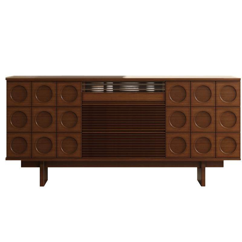 美式复古实木电视柜客厅靠墙家用收纳储物柜置物餐边柜简约小户型,淘宝优惠券,粉丝福利购,淘宝优惠卷