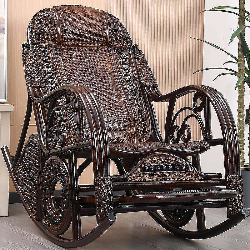 9U天然植物真藤摇摇椅藤椅阳台休闲椅家用靠背躺椅午睡椅老人逍遥,淘宝优惠券,粉丝福利购,淘宝优惠卷