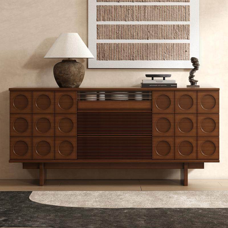 美式复古实木电视柜客厅靠墙家用收纳储物柜置物餐边柜简约小户型,淘宝优惠券,粉丝福利购,淘宝优惠卷