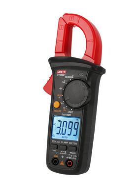 优利德UT200B+数字钳形表交流600A电工电流表钳型电压电阻万用表