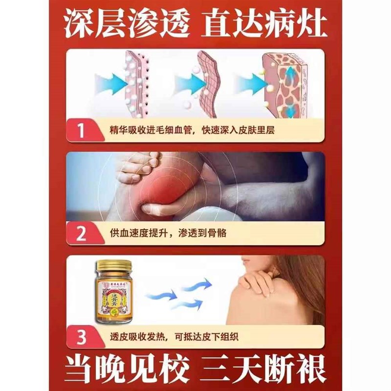 骨折骨裂恢复药膏快速接骨愈合活血化瘀伤筋动骨跌打损伤消肿止痛 - 图1