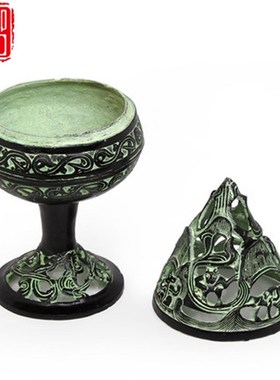 仿古汉博山炉凤鸟熏炉中式婚礼道具室内薰炉