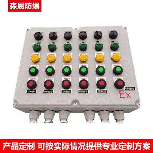 BXK防爆按钮接线箱开关控制仪表电源箱照明配电箱铝合金配电柜 - 图2