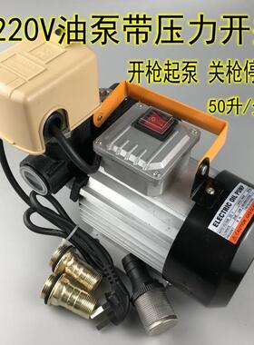 大流量车载加油机直流油泵12V24V220V大功率自吸柴油泵电动油抽