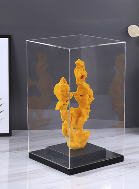 创意透明仿太湖石摆件新中式样板间玄关书房博古架装饰品摆设