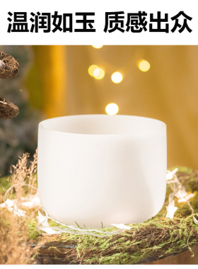 水晶钵颂钵瑜伽冥想钵音疗钵钵音碗净心钵套装减压放松音钵唱歌碗