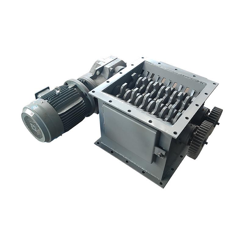 Cement crushing valve double shaft brick cement tile large small shredder crushing cement shredder chassis