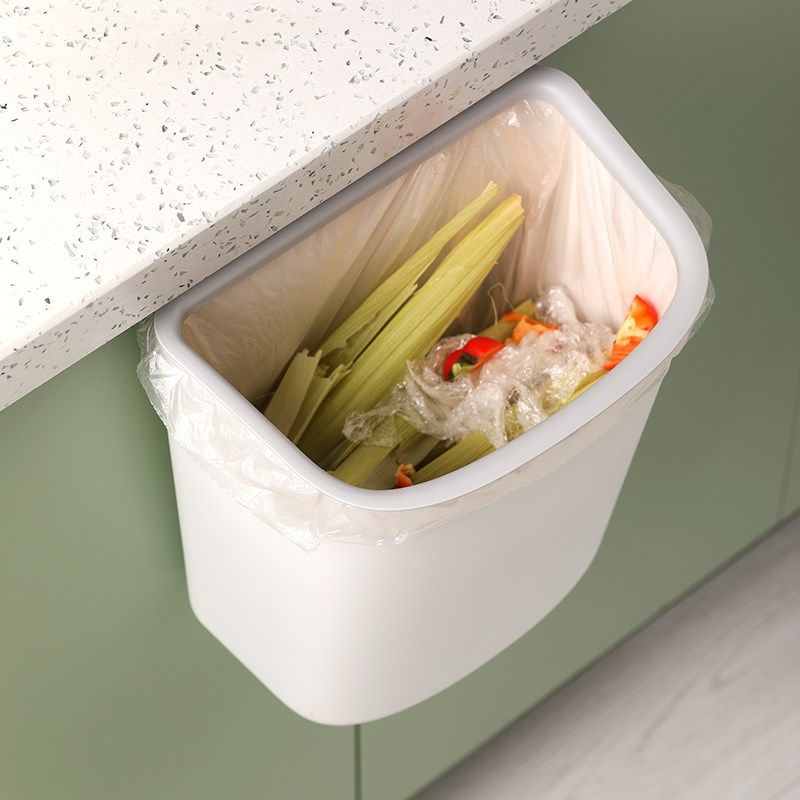 厨房垃圾桶挂式家用厨余分类门壁挂卫生间厕所收纳纸篓子,淘宝优惠券,粉丝福利购,淘宝优惠卷