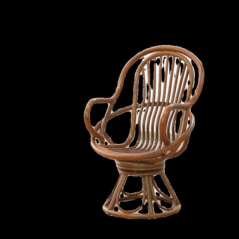 高背大号条形天然藤编单人转椅酒店客厅家用户外中式复古餐厅桌椅,淘宝优惠券,粉丝福利购,淘宝优惠卷