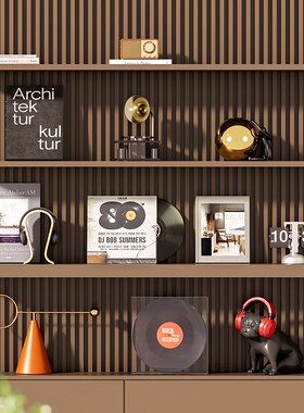 现轻奢音乐摆件家居客厅卧室壁龛样板间小众艺术装饰摆设