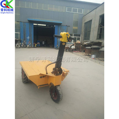 建筑施工电动手推车 车间货物转运平板车 楼道电梯搬运手推车 - 图1