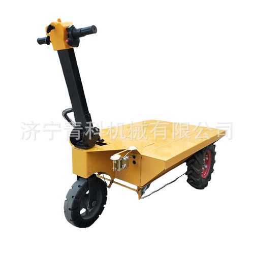 建筑施工电动手推车 车间货物转运平板车 楼道电梯搬运手推车 - 图3