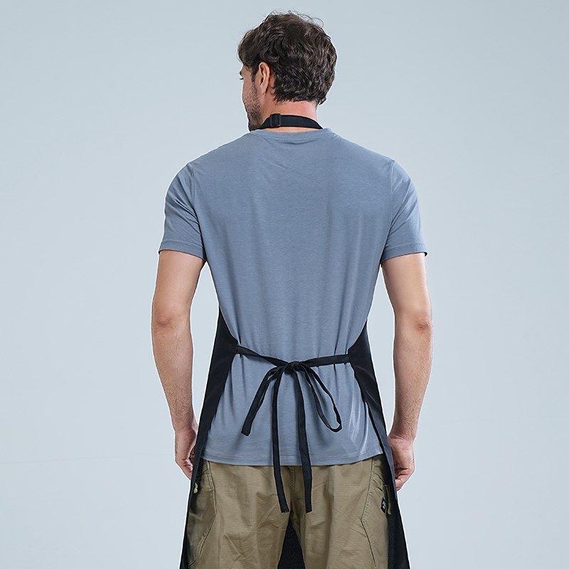 围裙厨房家用夏天轻薄透气简约餐饮专用挂脖男女工作服定制印logo,淘宝优惠券,粉丝福利购,淘宝优惠卷