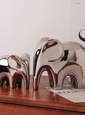 简约高档大气装饰品摆件客厅玄关家居玻璃柜饰品乔迁礼物