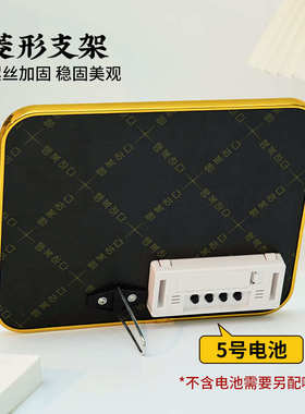 学习很苦坚持很酷励志学生摆台时钟激励孩子自律书房课桌桌面摆件