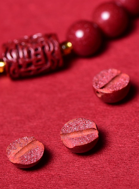 2022虎年新款手链女本命年属虎财源滚滚男士手饰情侣礼物朱砂手串