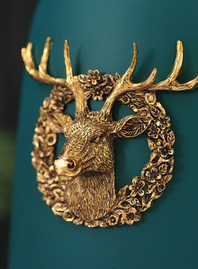 家居装饰品客厅玄关电视柜摆件欧式创意轻奢陶瓷盘