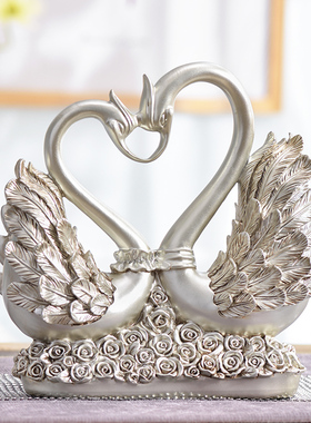 欧式摆件客厅家居装饰品电视柜现结婚礼物房间布置摆设