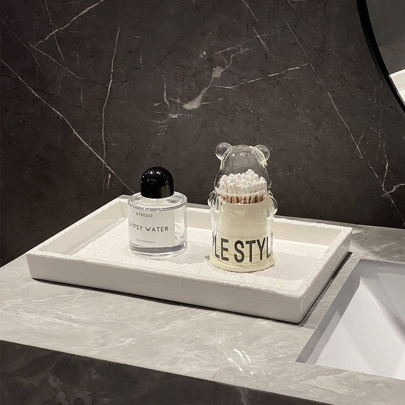 轻奢陶瓷托盘卫生间香薰收纳盘酒店浴室一次性牙膏牙刷置物盘,淘宝优惠券,粉丝福利购,淘宝优惠卷