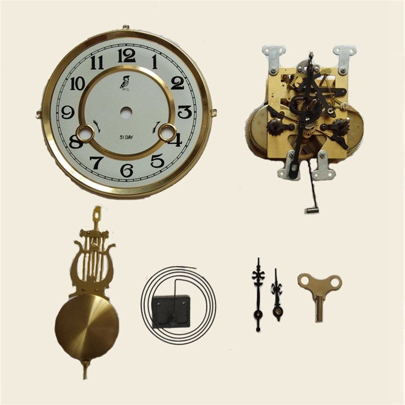 Vintage mechanical clocks, retro mechanical wall clocks, swing clocks, Y hand-assembled clock repair parts