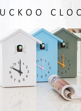 20x25cm Cuckoo Quartz Wall Clock Modern Bird Home Living Roo