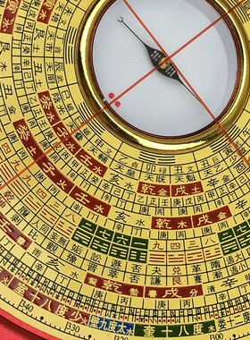 高精度专业铝镁合金罗盘大天池杨公综合万福堂