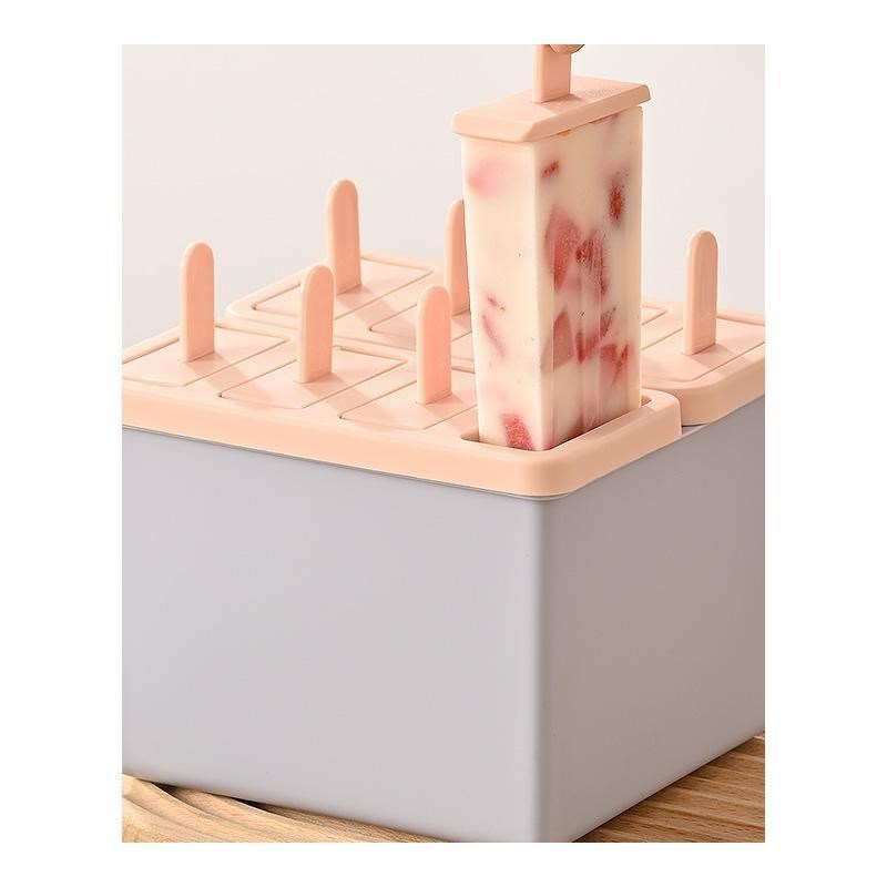 雪糕模具家用自制冰棍制冰盒可爱雪条磨具大号绿豆冰棒冰格食品级 - 图2