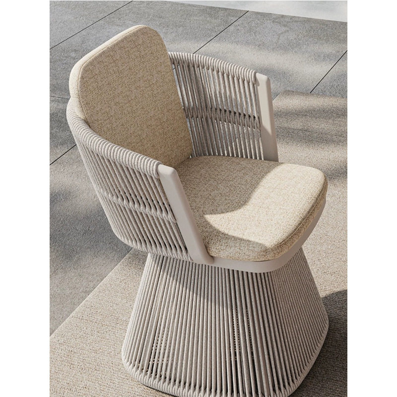 户外桌椅庭院编织藤椅休闲花园阳台室外酒店露台铝合金单人旋转椅,淘宝优惠券,粉丝福利购,淘宝优惠卷