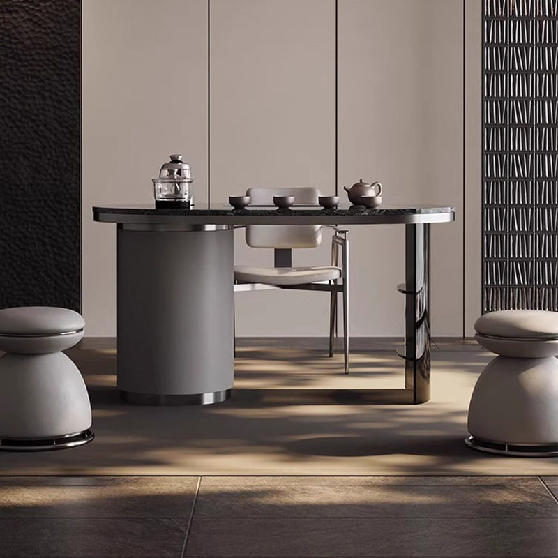 意式轻奢岩板茶台现代感简约茶桌小户型高级感亚克力悬浮泡茶桌,淘宝优惠券,粉丝福利购,淘宝优惠卷