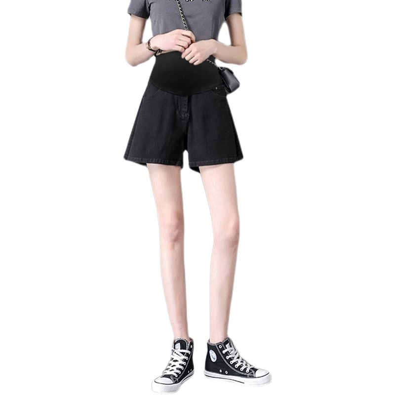 孕妇短裤夏季薄款外穿牛仔五分裤春夏款打底宽松阔腿中裤子女夏装,淘宝优惠券,粉丝福利购,淘宝优惠卷