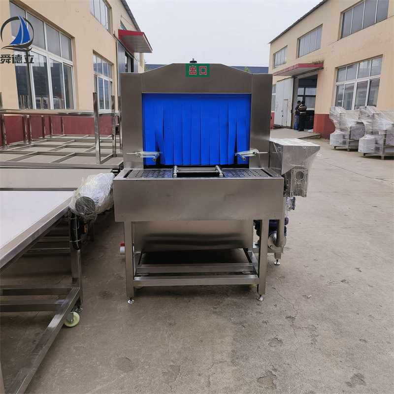 全自动洗筐机隧道式果蔬筐鸡蛋筐超市购物篮高压喷淋周转筐清洗机,淘宝优惠券,粉丝福利购,淘宝优惠卷