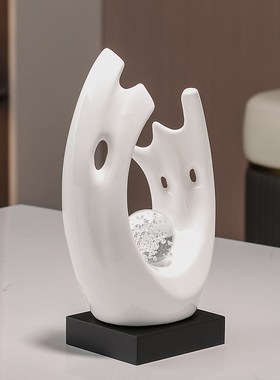 掌上明珠轻奢高级感客厅玄关办公室桌面酒柜电视柜装饰摆件工艺品