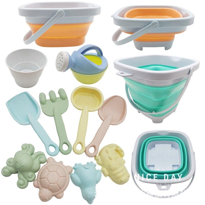 ns沙滩戏水套装挖沙铲子折叠男女孩礼物海边玩沙子水桶,淘宝优惠券,粉丝福利购,淘宝优惠卷