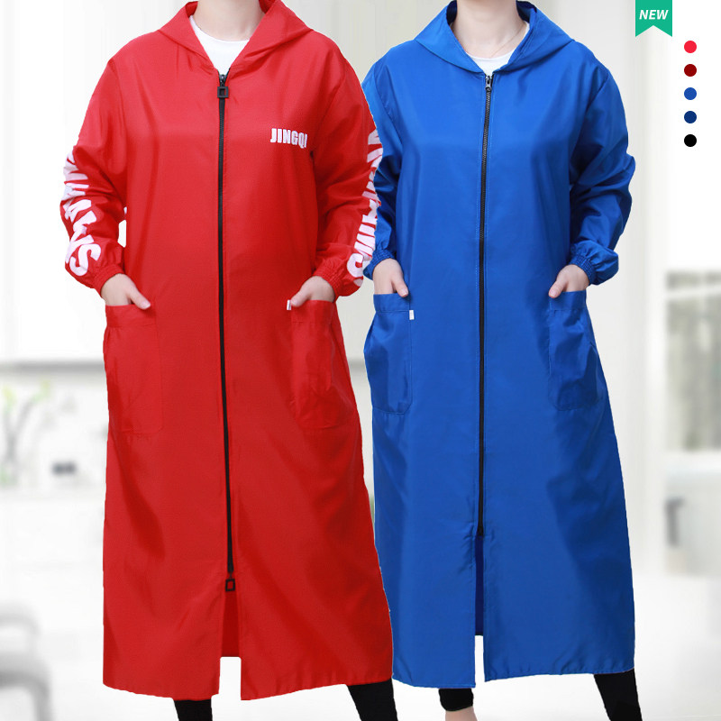 特长潮流罩衣男女防水油污围裙大褂厨房家用时尚工作服春秋冬,淘宝优惠券,粉丝福利购,淘宝优惠卷