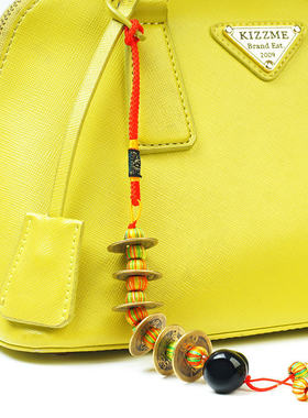 天风阁慈然黑曜石葫芦挂件六帝铜钱家居饰品平件车挂件挂安纳福