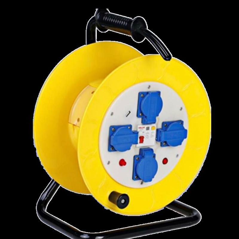 移动电缆卷盘线盘线轴米线滚子米整套绕线盘带线定制空盘胶盘 - 图2