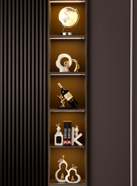 轻奢高档兔子书挡摆件书柜客厅桌面创意书立架摆件