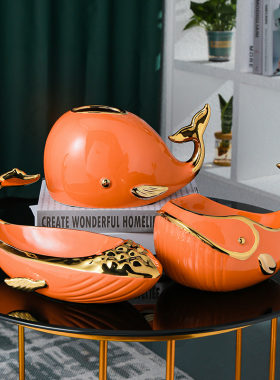 收纳摆件进门入户钥匙玄关杂物轻奢客厅家用桌面茶几