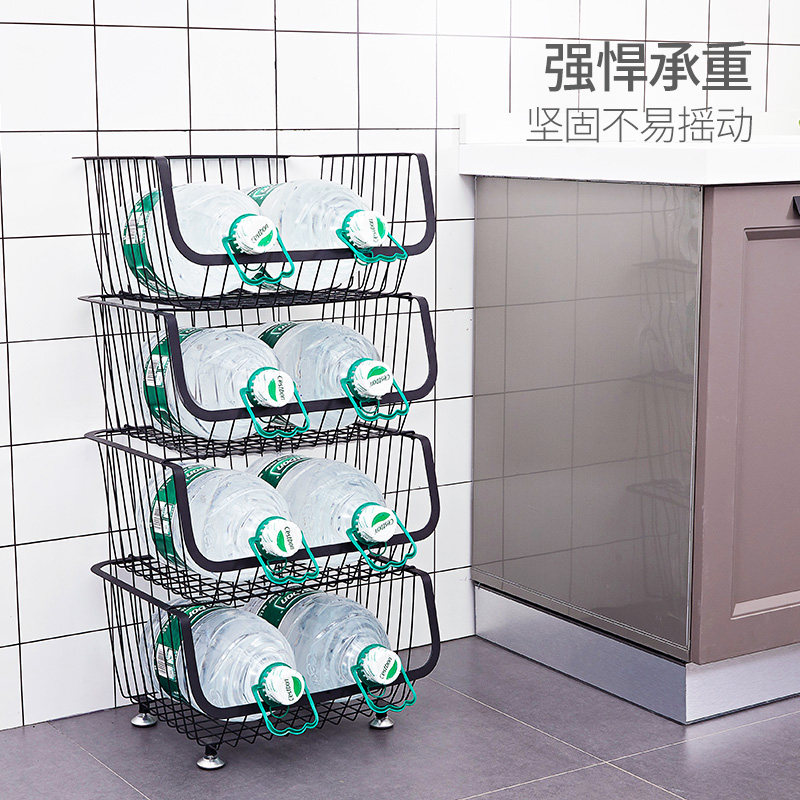 厨房蔬菜落地多层菜架子菜篮子多功能收纳放果蔬,淘宝优惠券,粉丝福利购,淘宝优惠卷